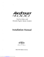 Avital Avistart 4000 Install Manual